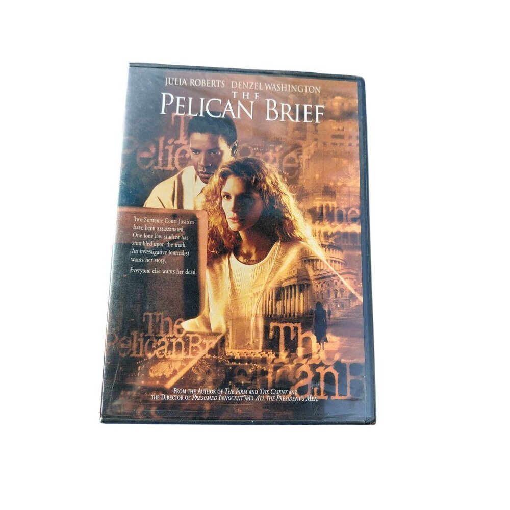 The Pelican Brief DVD Movie Starring Julia Roberts & Denzel Washington New Seale